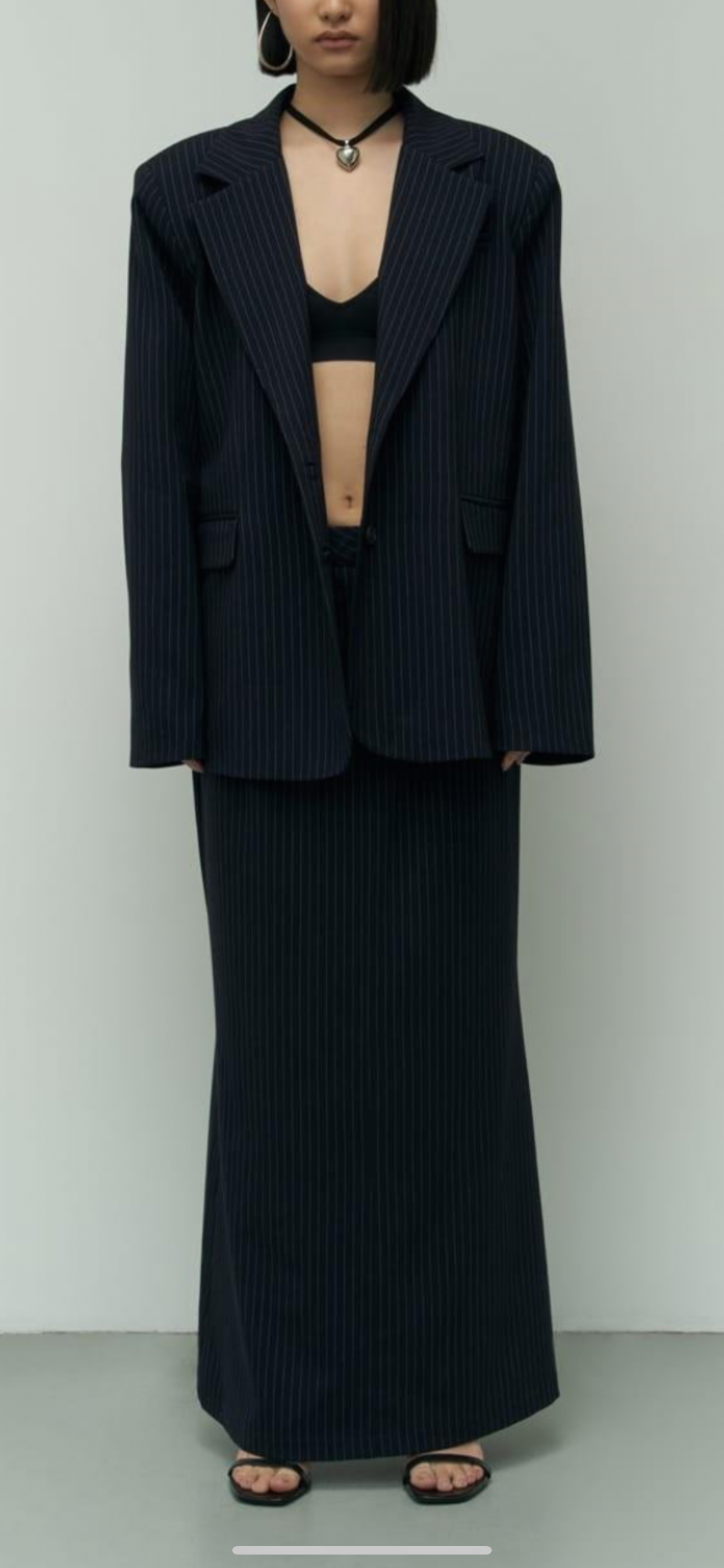 Tailleur jupe Rosali sans fente
