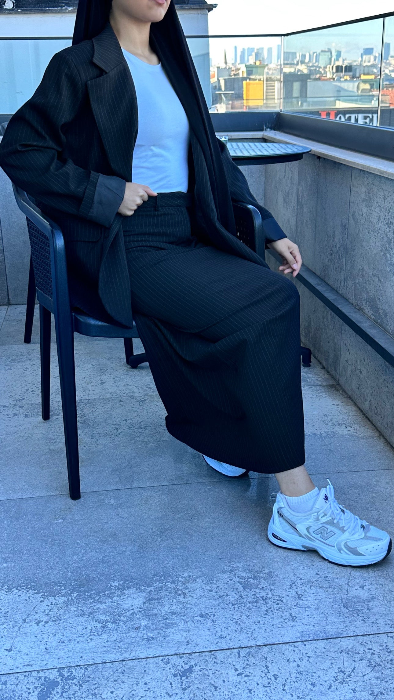 Tailleur jupe Rosali sans fente