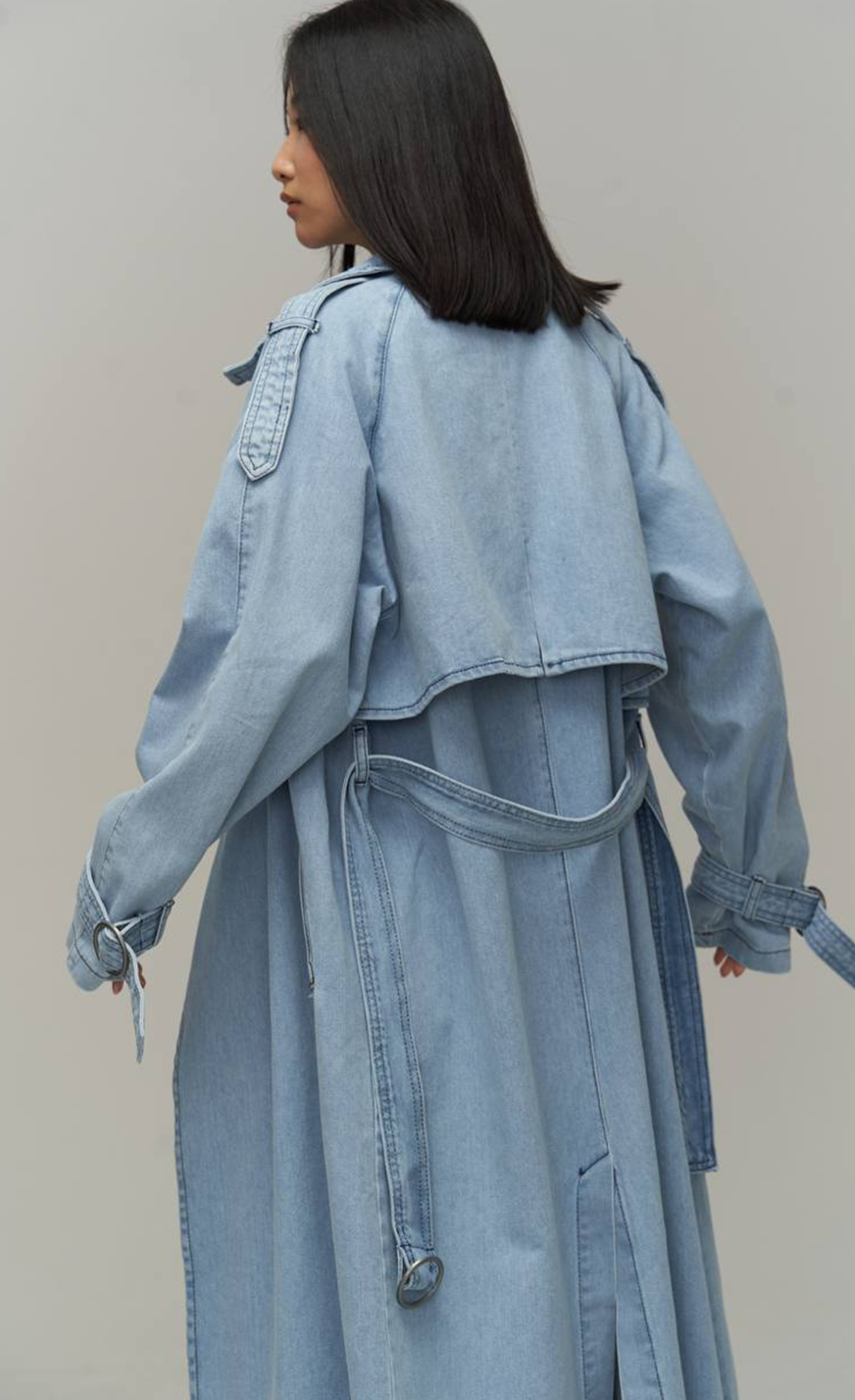 TRENCH EN DENIM