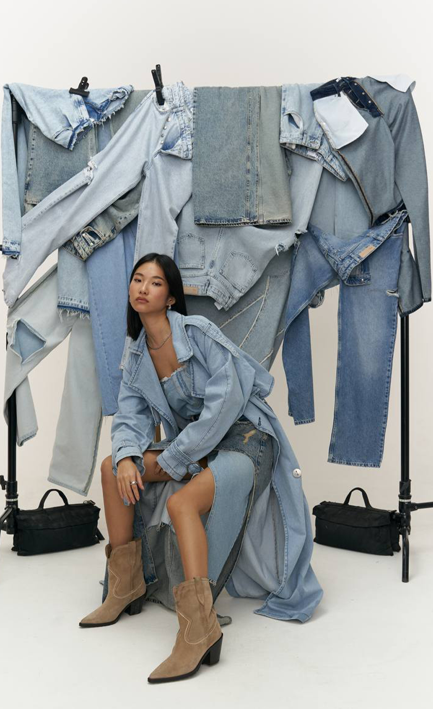 TRENCH EN DENIM