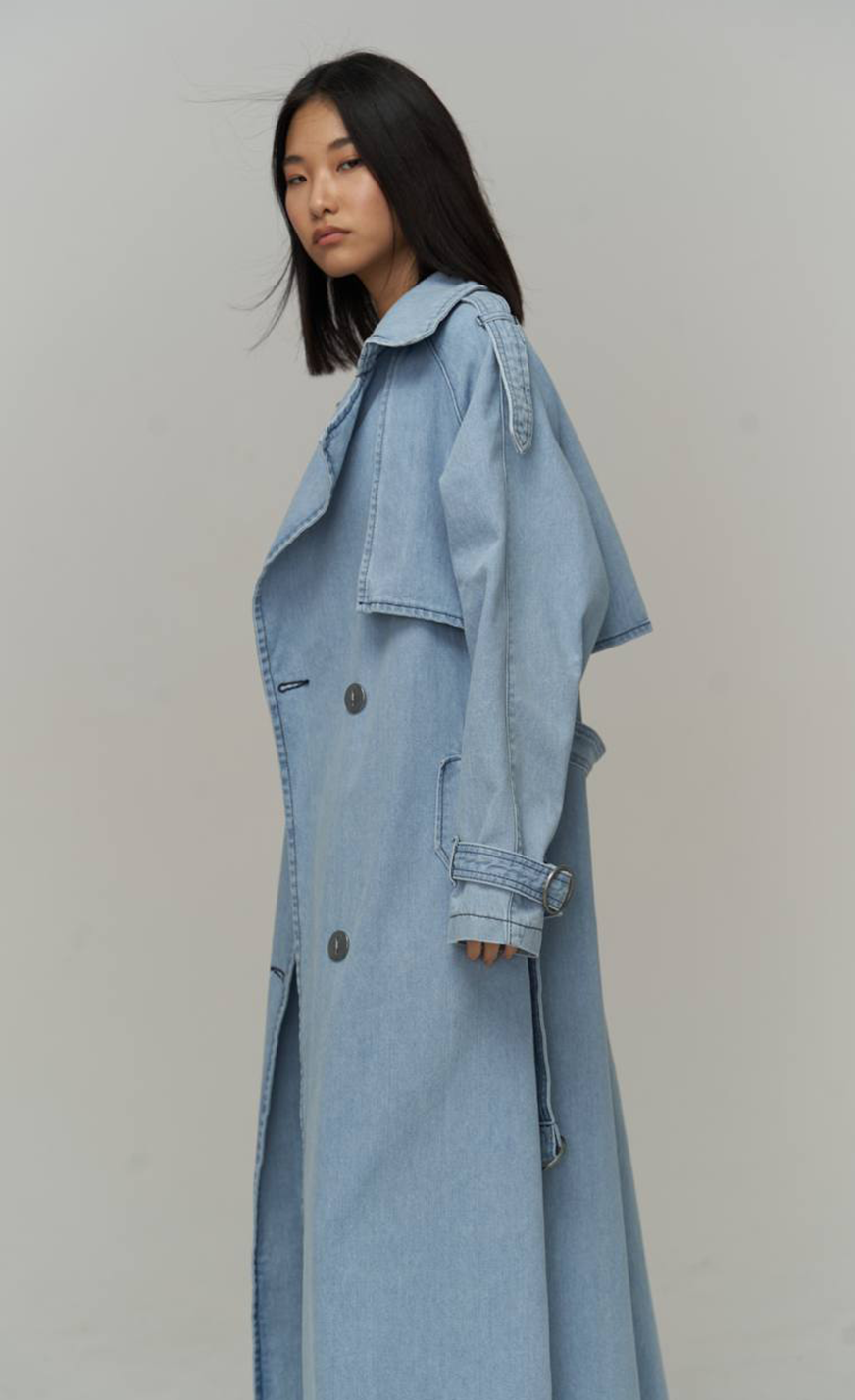 TRENCH EN DENIM